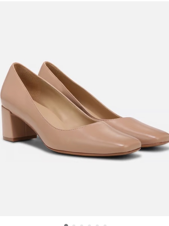 Gianni Bini Shoes - Gianni Bini Blush Nude Taupe Block Heel Pumps